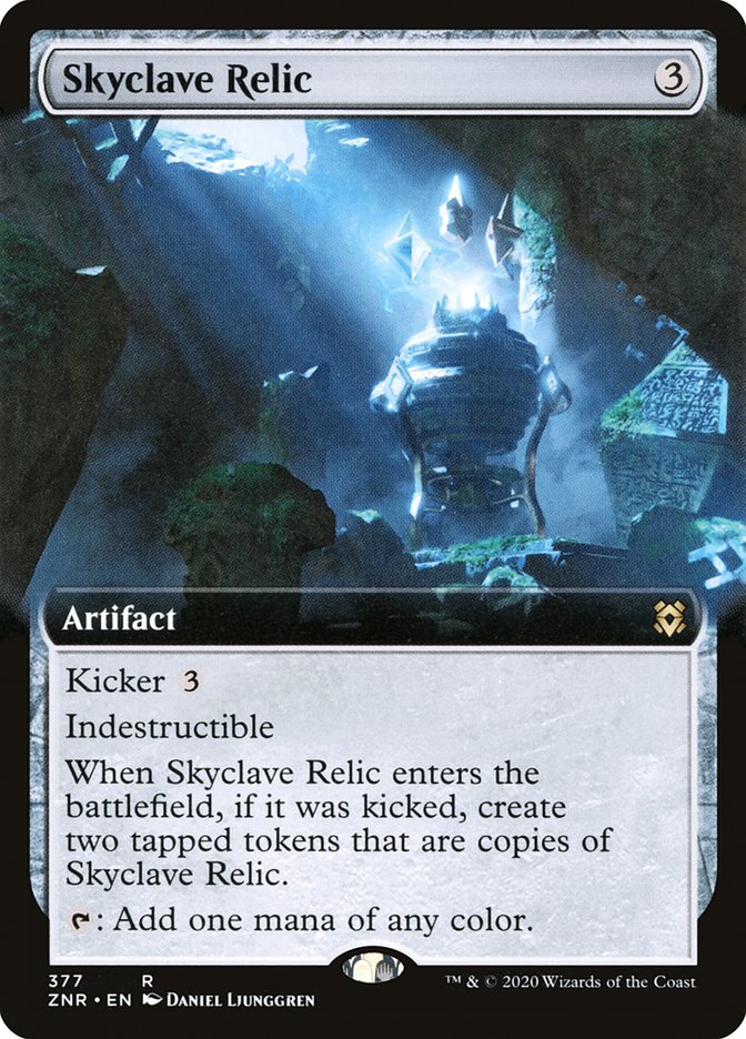 Skyclave Relic (Extended Art) [Zendikar Rising] Magic: The Gathering