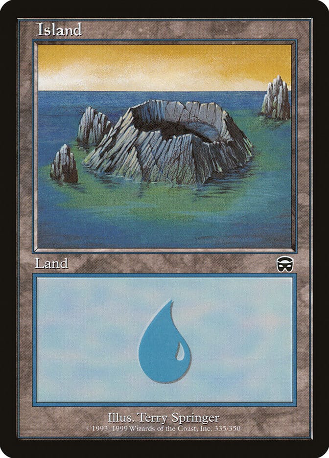Island (335) [Mercadian Masques] Magic: The Gathering