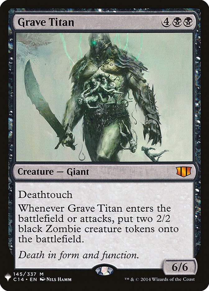 Grave Titan [Mystery Booster] Magic: The Gathering