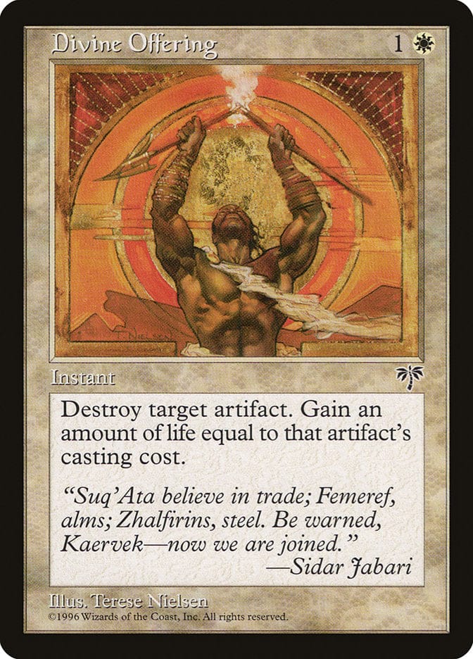Divine Offering [Mirage] Magic: The Gathering