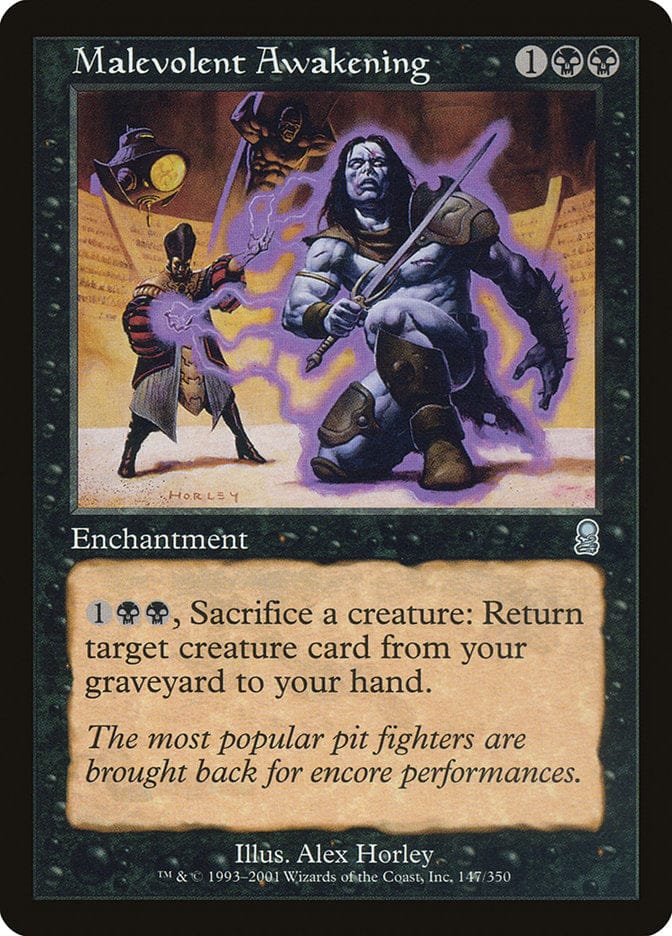Malevolent Awakening [Odyssey] Magic: The Gathering