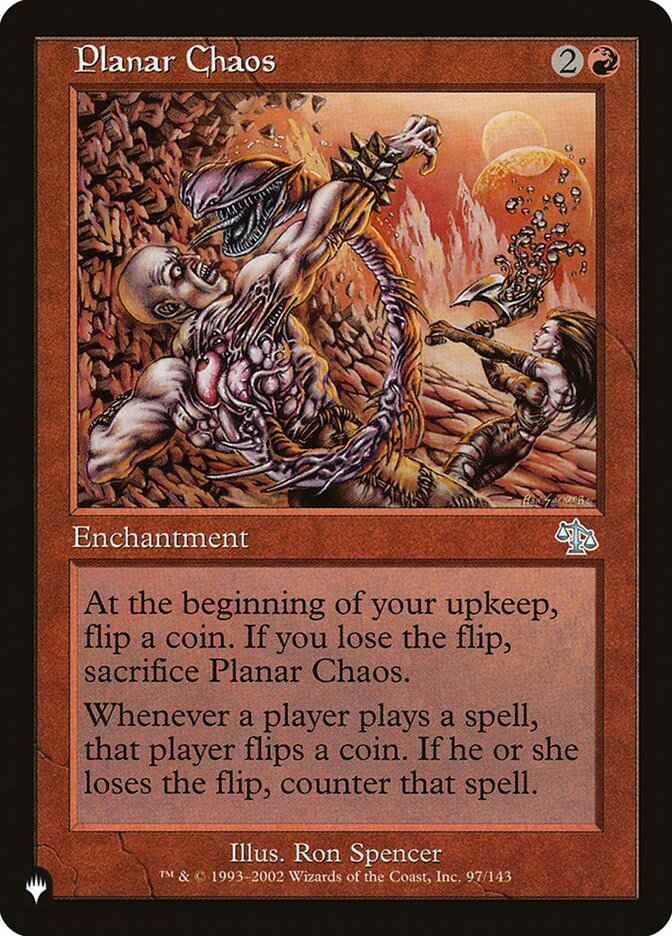 Planar Chaos [Secret Lair: Heads I Win, Tails You Lose] Magic: The Gathering