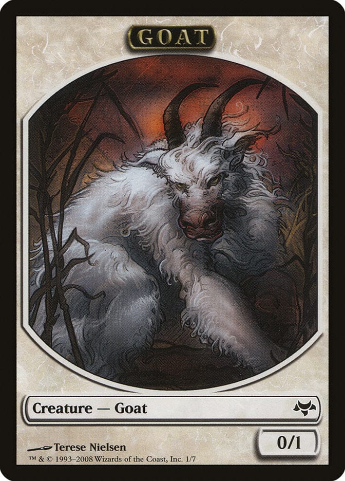 Goat Token [Eventide Tokens] Magic: The Gathering