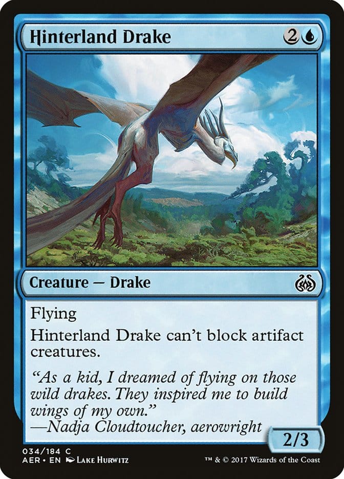 Hinterland Drake [Aether Revolt] Magic: The Gathering