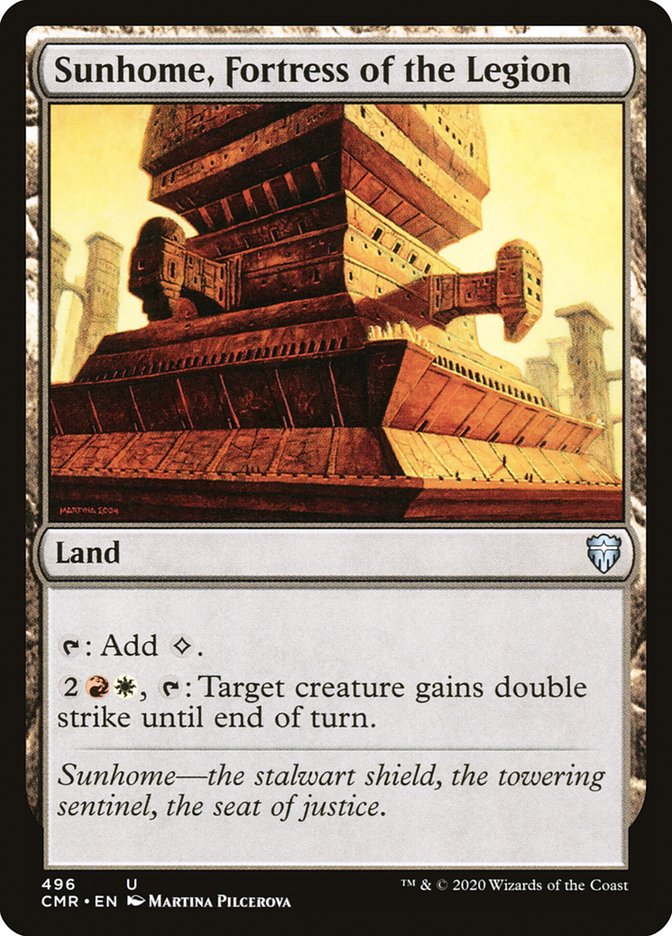 Sunhome, Fortress of the Legion [Commander Legends] Magic: The Gathering
