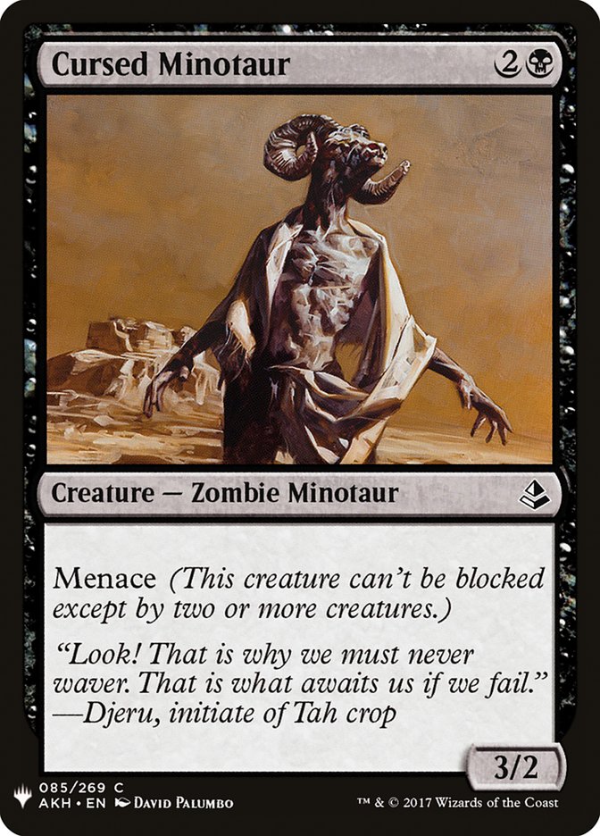 Cursed Minotaur [Mystery Booster] Magic: The Gathering