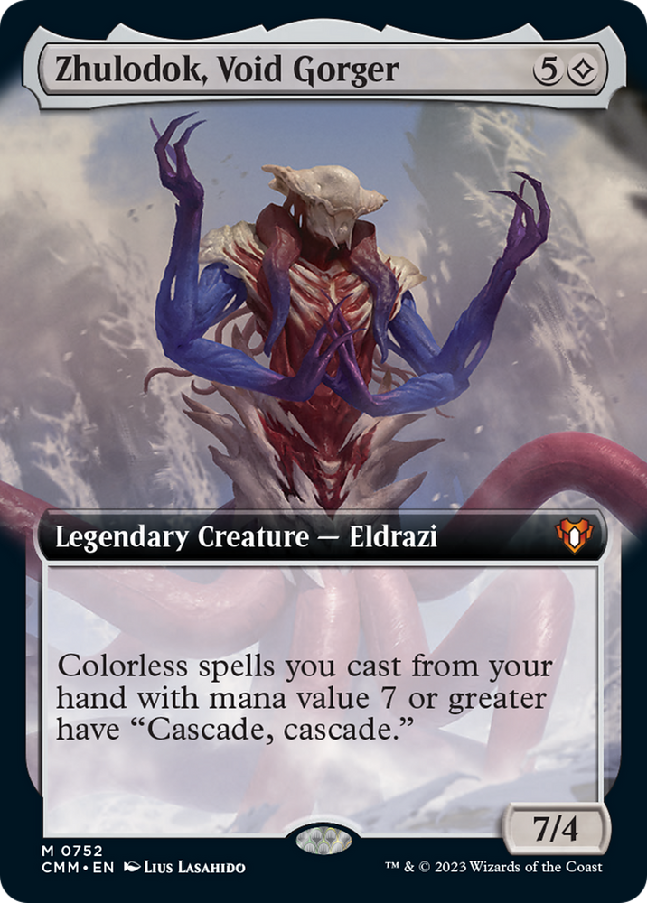 Zhulodok, Void Gorger (Extended Art) [Commander Masters] Magic: The Gathering