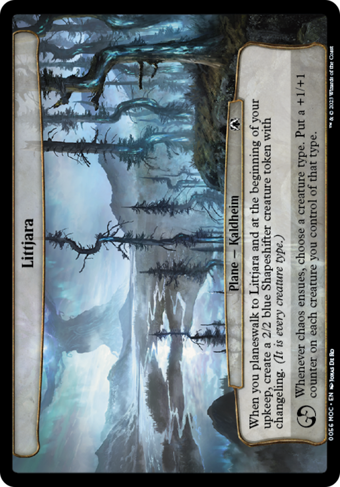 Littjara [March of the Machine Commander] Magic: The Gathering