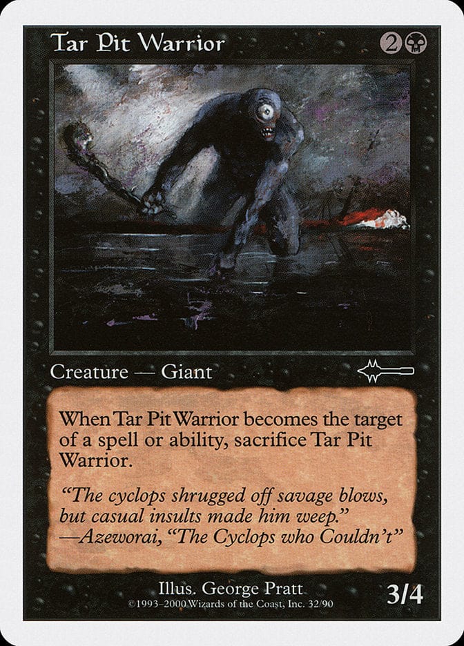 Tar Pit Warrior [Beatdown] Magic: The Gathering