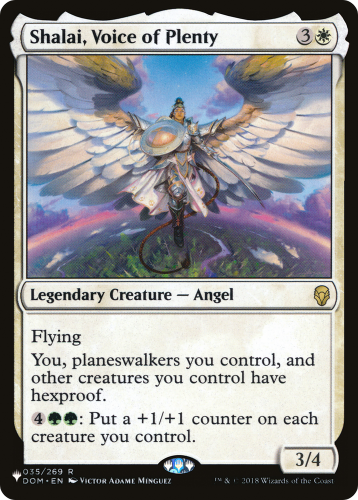 Shalai, Voice of Plenty [The List] Magic: The Gathering