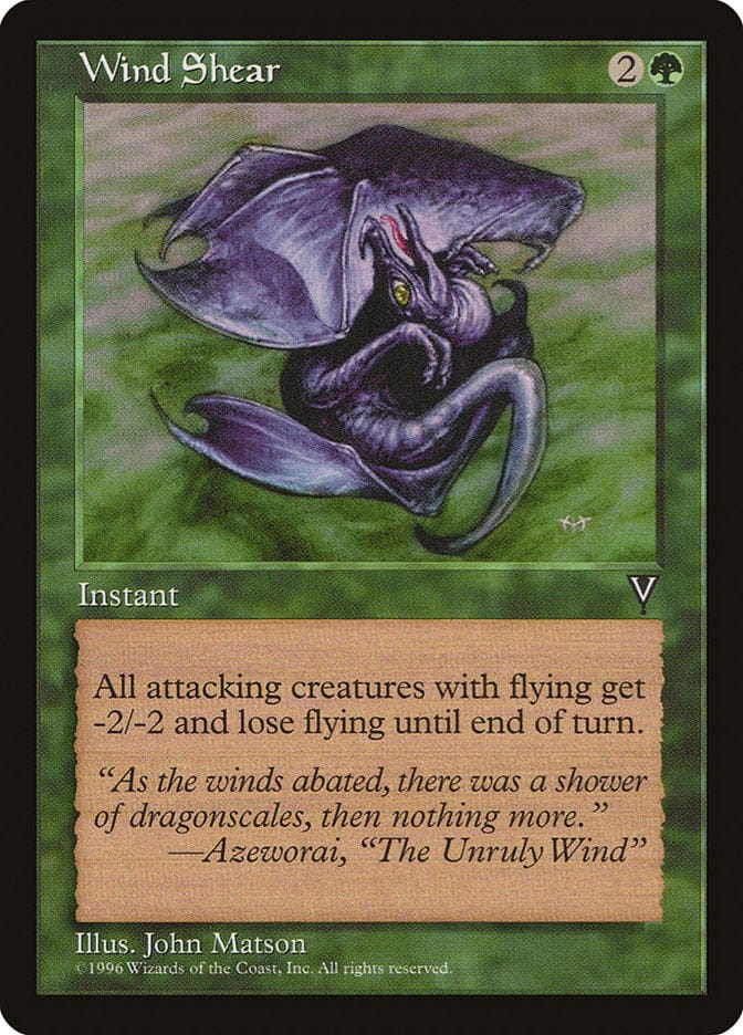 Wind Shear [Visions] Magic: The Gathering