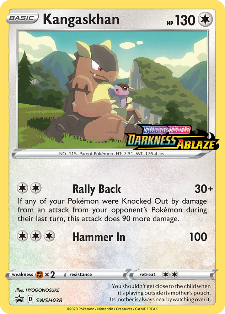 Kangaskhan (SWSH038) (Prerelease Promo) [Sword & Shield: Black Star Promos] Pokémon