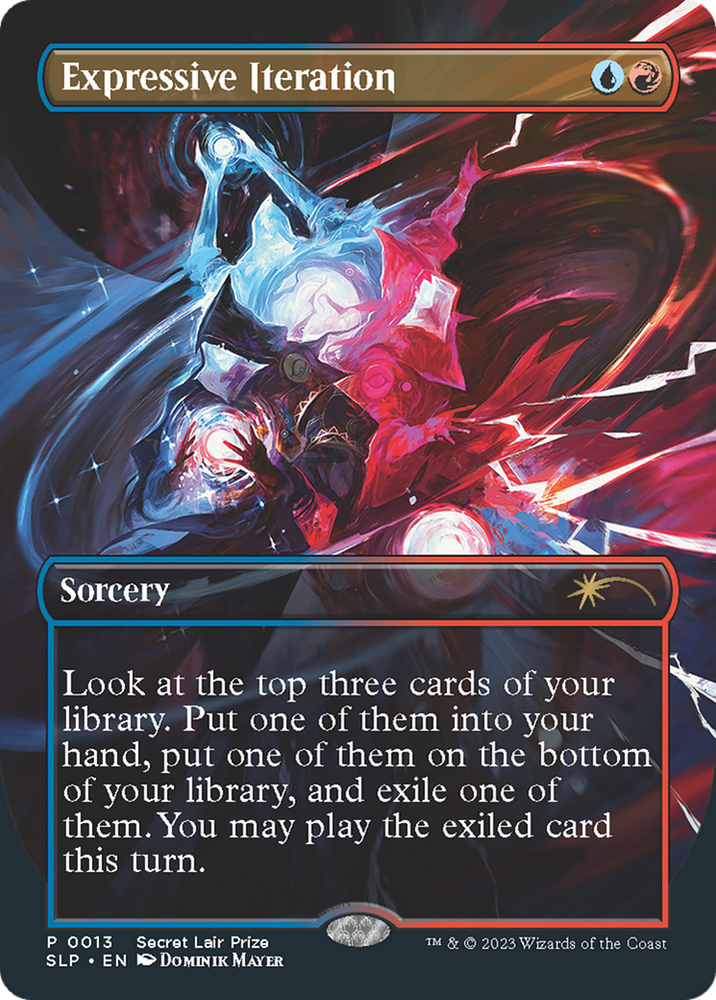 Expressive Iteration [Secret Lair Showdown] Magic: The Gathering
