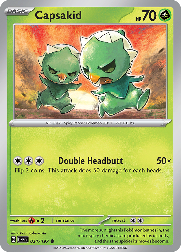 Capsakid (024/197) [Scarlet & Violet: Obsidian Flames] Pokémon