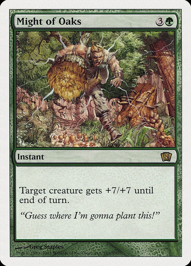 Might of Oaks [Eighth Edition] Magic: The Gathering