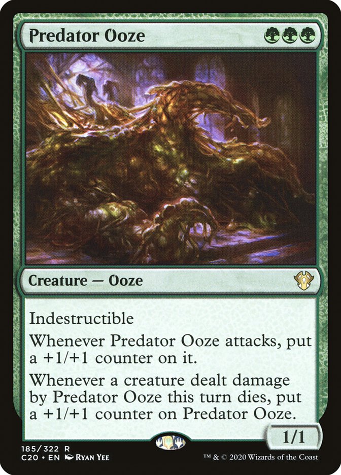 Predator Ooze [Commander 2020] Magic: The Gathering