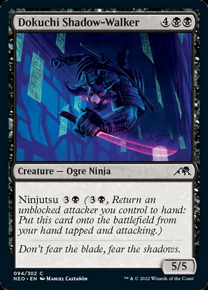 Dokuchi Shadow-Walker [Kamigawa: Neon Dynasty] Magic: The Gathering