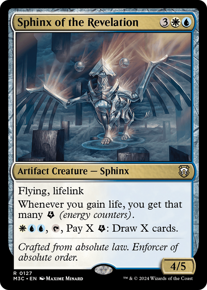 Sphinx of the Revelation (Ripple Foil) [Modern Horizons 3 Commander] Magic: The Gathering