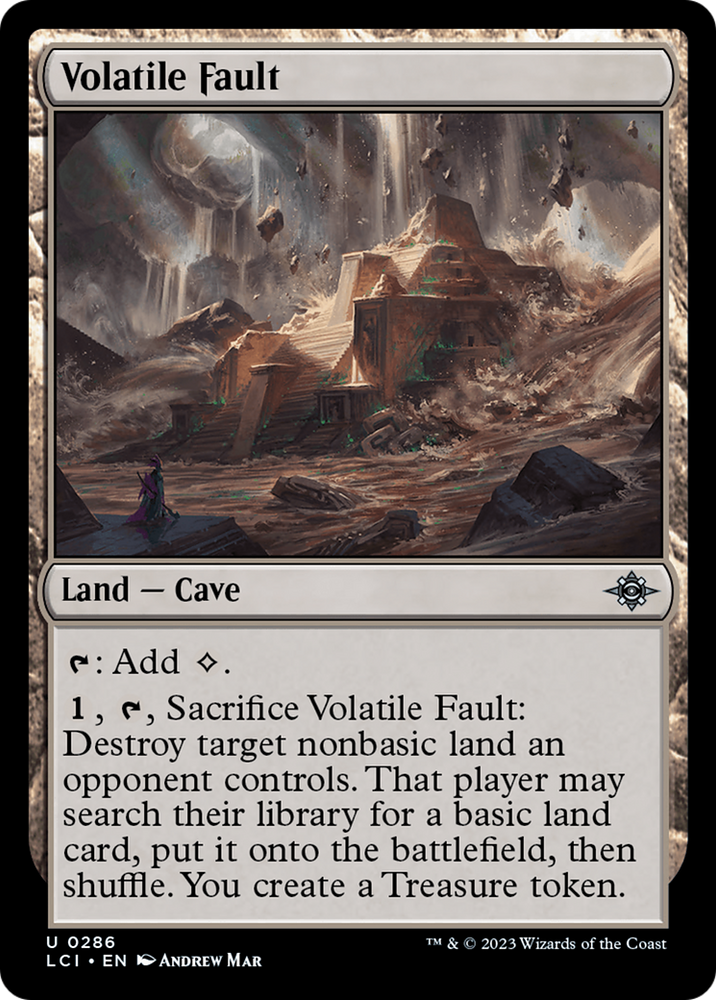 Volatile Fault [The Lost Caverns of Ixalan] Magic: The Gathering