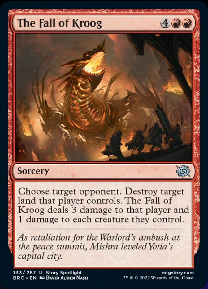 The Fall of Kroog [The Brothers' War] Magic: The Gathering