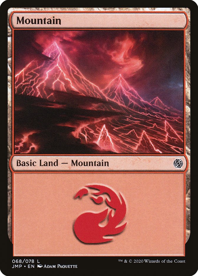 Mountain (68) [Jumpstart] Magic: The Gathering