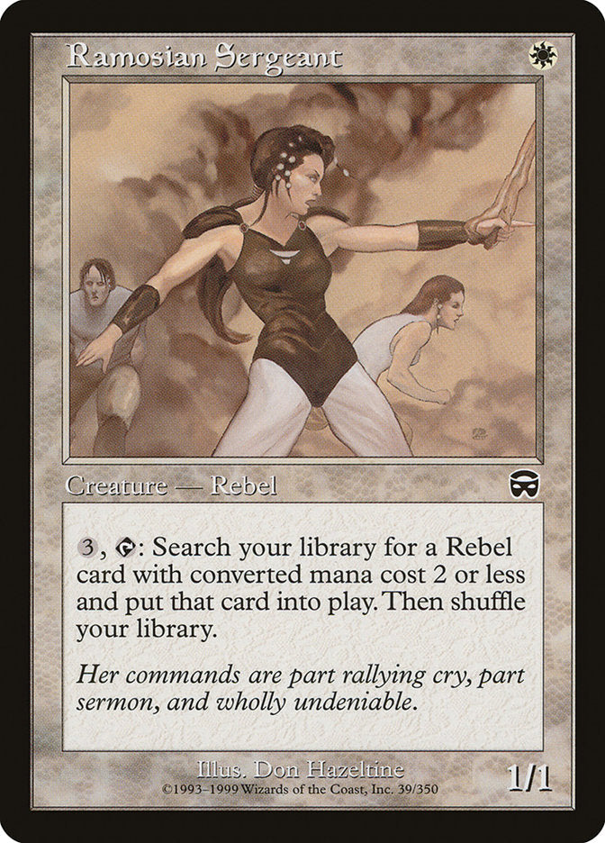 Ramosian Sergeant [Mercadian Masques] Magic: The Gathering