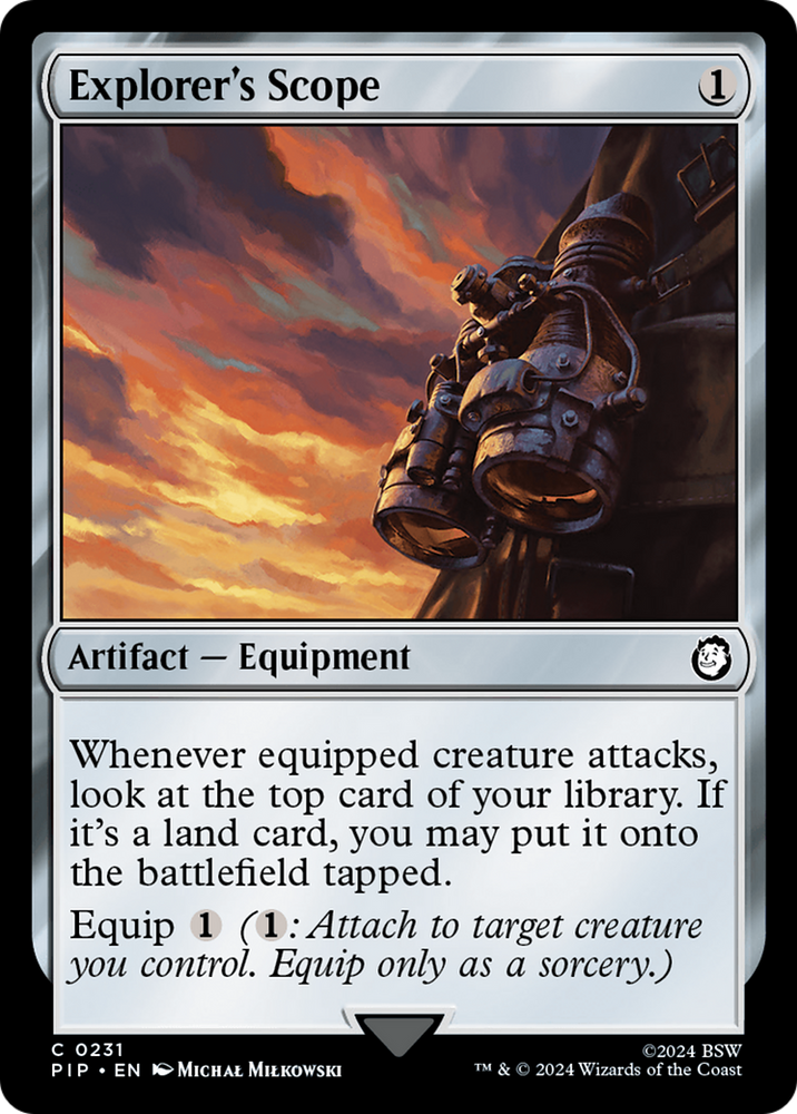 Explorer's Scope [Fallout] Magic: The Gathering
