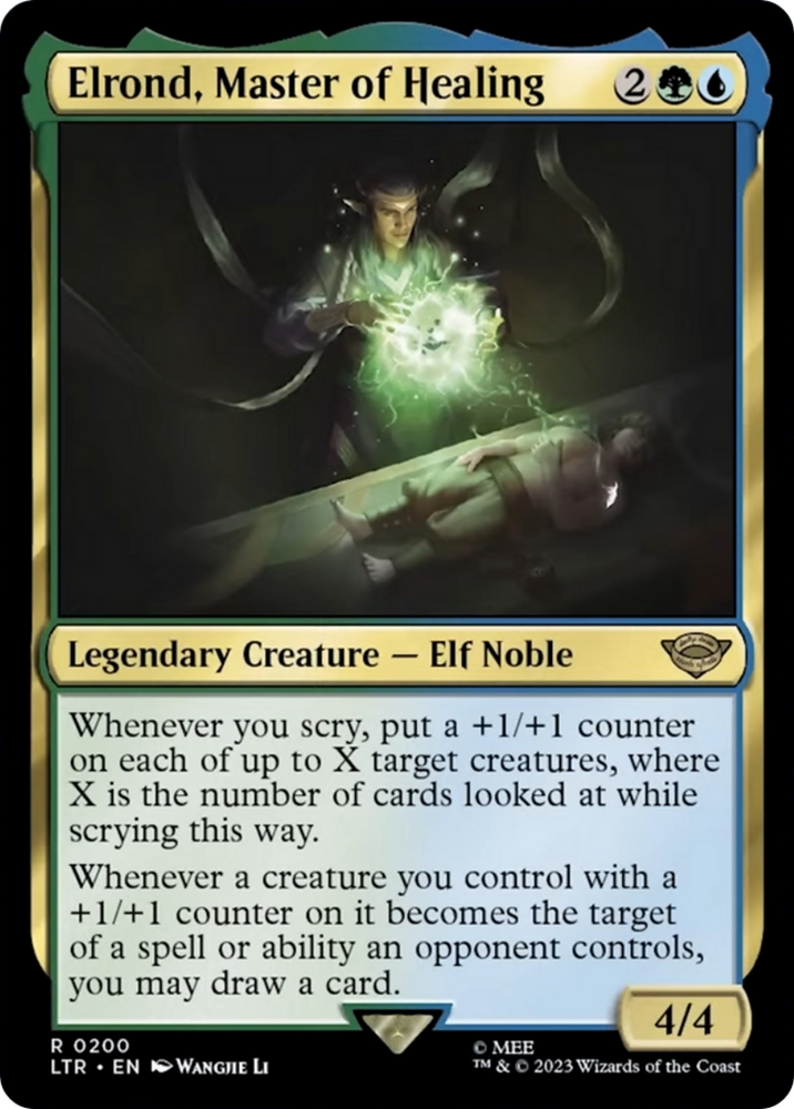 Elrond, Master of Healing [The Lord of the Rings: Tales of Middle-Earth] Magic: The Gathering