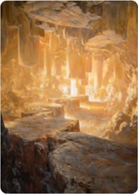 Pillarverge Pathway Art Card [Zendikar Rising Art Series] Magic: The Gathering