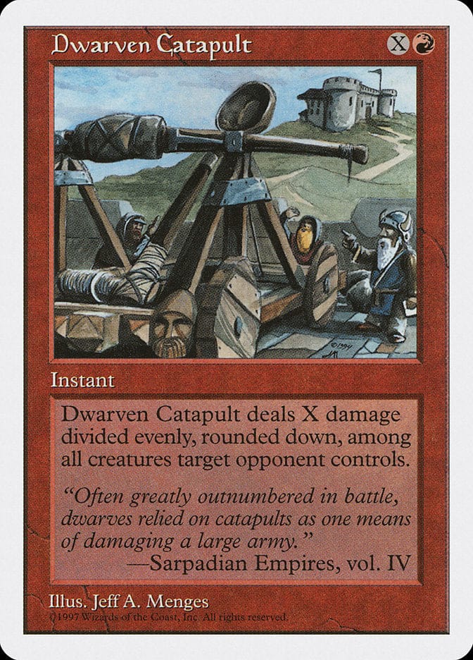 Dwarven Catapult [Fifth Edition] Magic: The Gathering