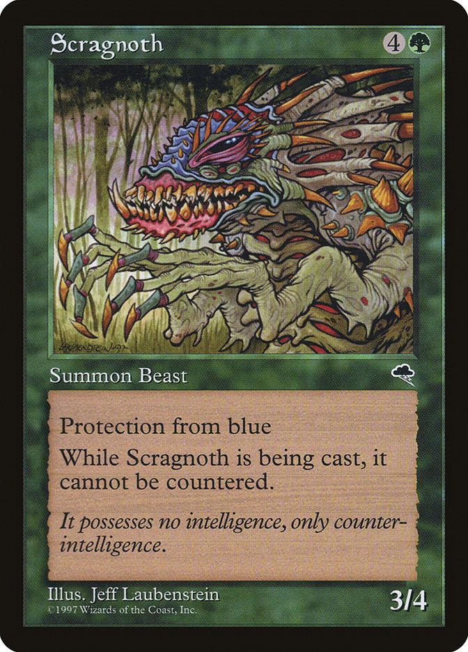 Scragnoth [Tempest] Magic: The Gathering
