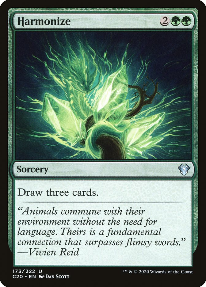 Harmonize [Commander 2020] Magic: The Gathering