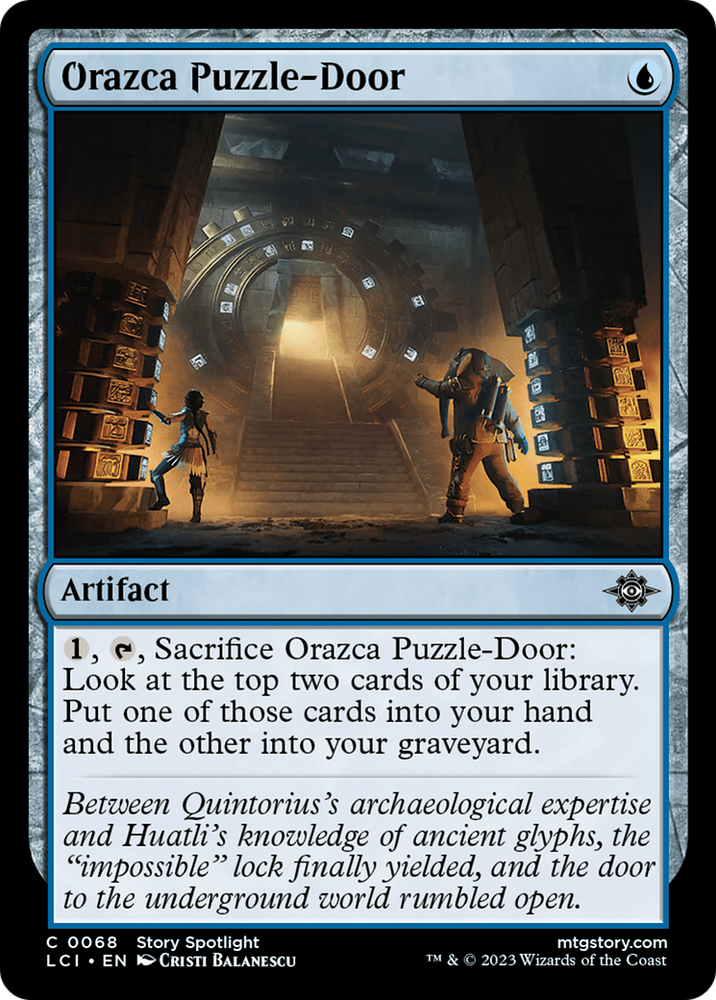 Orazca Puzzle-Door [The Lost Caverns of Ixalan] Magic: The Gathering