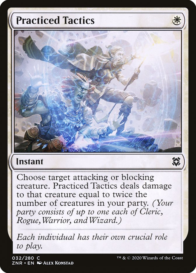 Practiced Tactics [Zendikar Rising] Magic: The Gathering