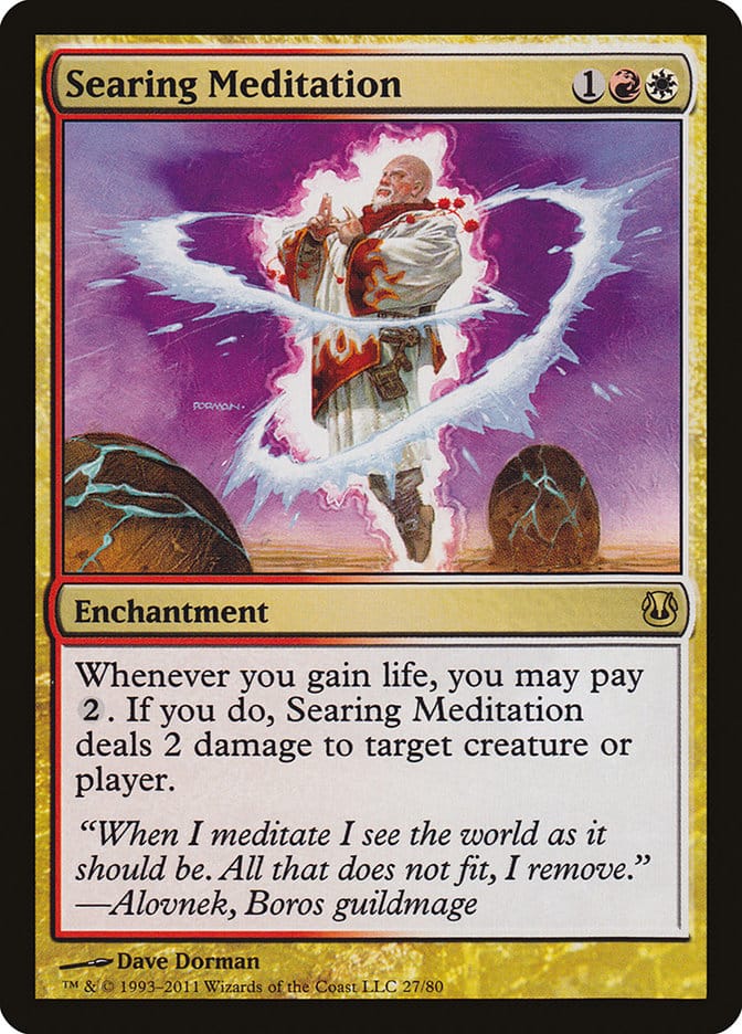 Searing Meditation [Duel Decks: Ajani vs. Nicol Bolas] Magic: The Gathering