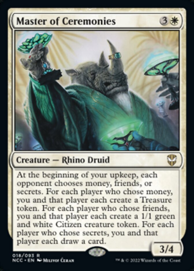 Master of Ceremonies [Streets of New Capenna Commander] Magic: The Gathering