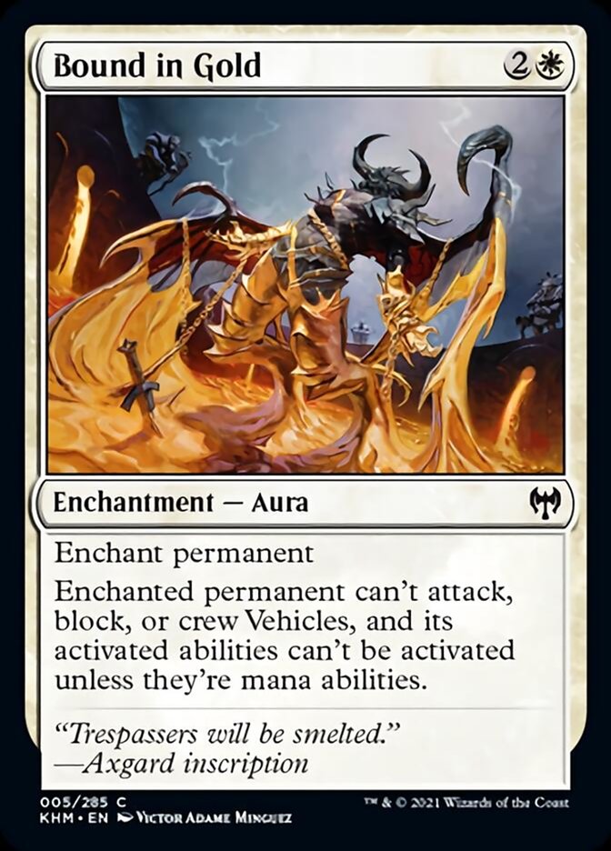 Bound in Gold [Kaldheim] Magic: The Gathering