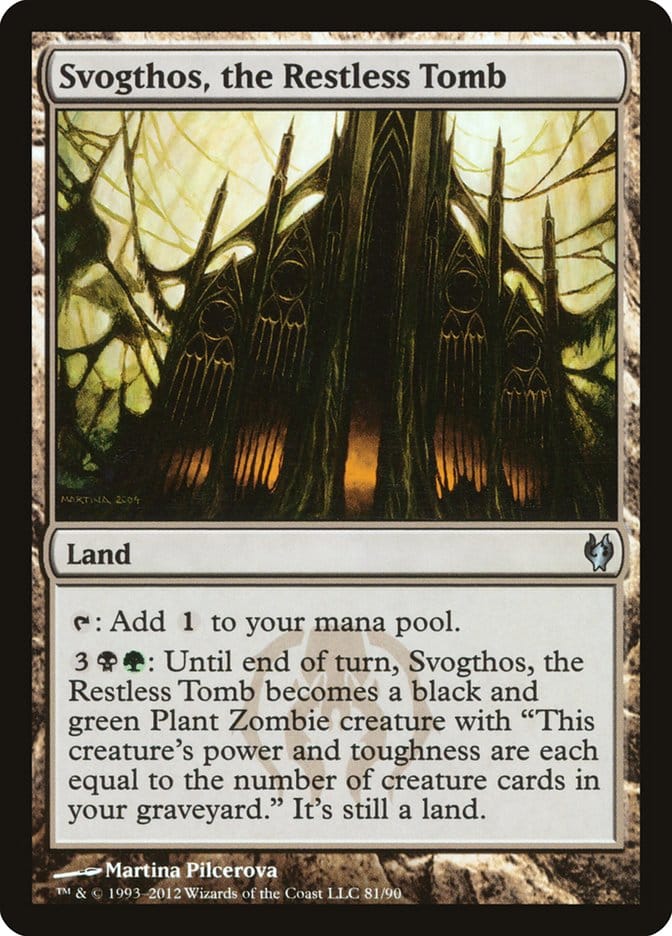 Svogthos, the Restless Tomb [Duel Decks: Izzet vs. Golgari] Magic: The Gathering