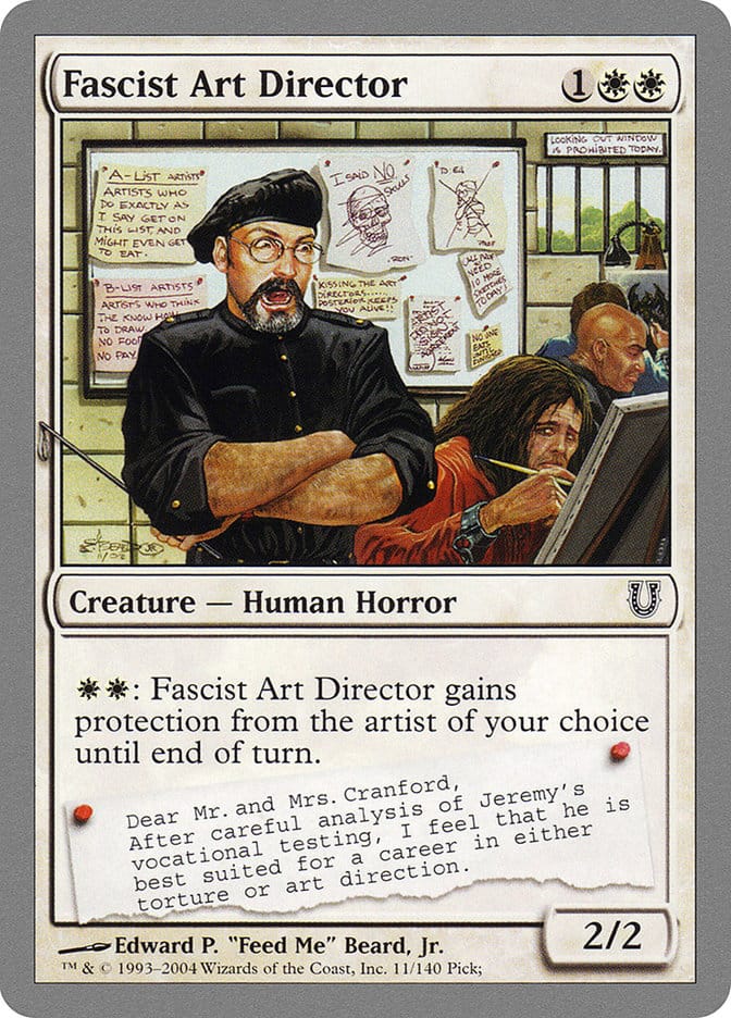 Fascist Art Director [Unhinged] Magic: The Gathering