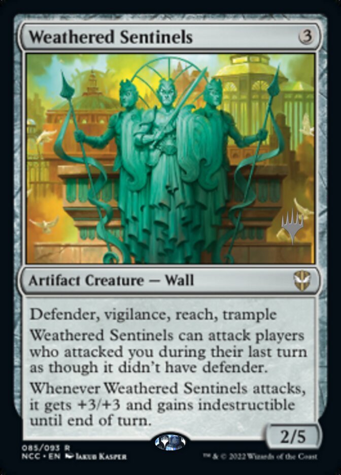 Weathered Sentinels (Promo Pack) [Streets of New Capenna Commander Promos] Magic: The Gathering