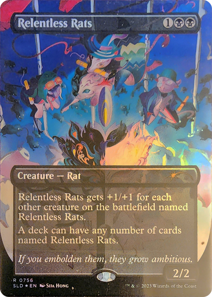 Relentless Rats [Secret Lair Drop Series] Magic: The Gathering