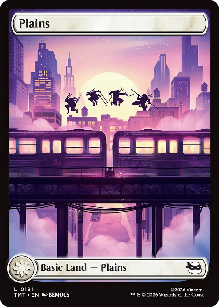 Plains (0191) [Teenage Mutant Ninja Turtles] Magic: The Gathering