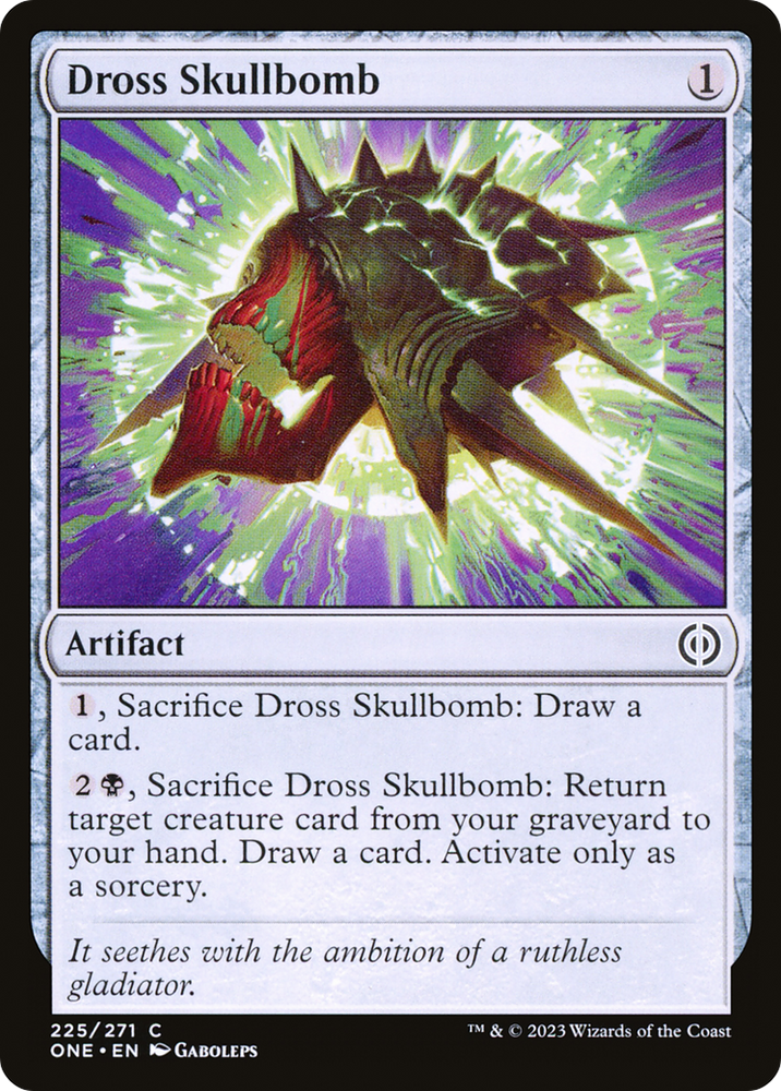 Dross Skullbomb [Phyrexia: All Will Be One] Magic: The Gathering