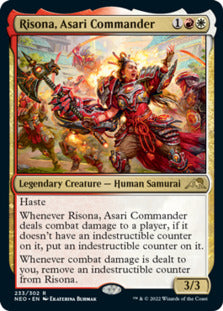 Risona, Asari Commander [Kamigawa: Neon Dynasty] Magic: The Gathering