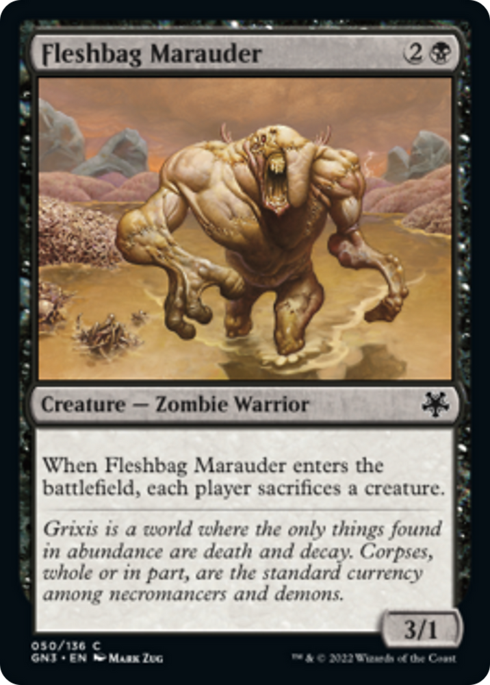 Fleshbag Marauder [Game Night: Free-for-All] Magic: The Gathering