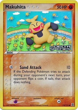 Makuhita (75/113) (Stamped) [EX: Delta Species] Pokémon