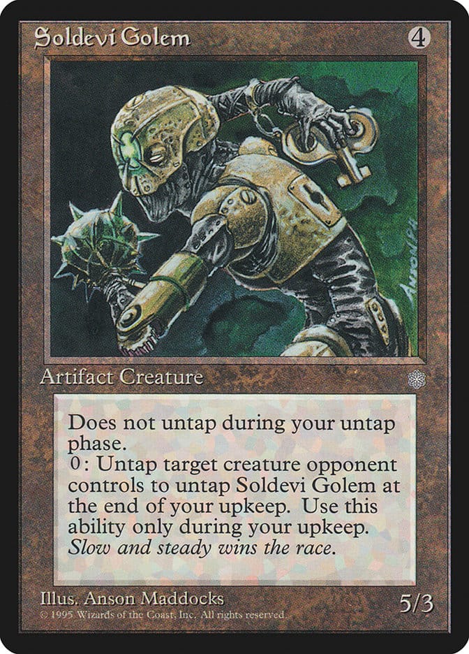 Soldevi Golem [Ice Age] Magic: The Gathering