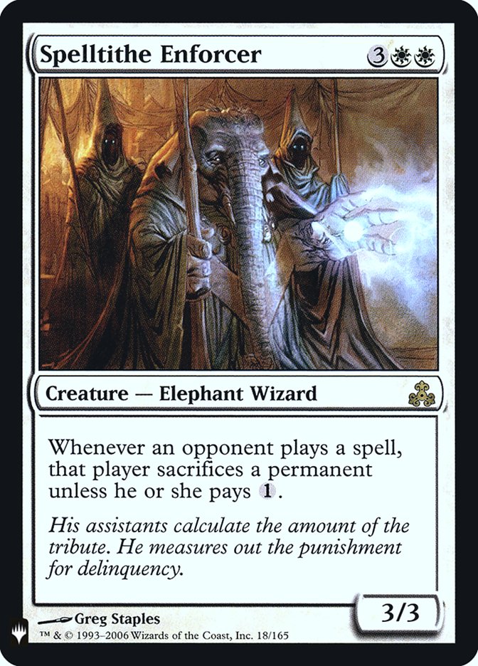 Spelltithe Enforcer [Mystery Booster] Magic: The Gathering