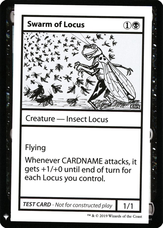 Swarm of Locus [Mystery Booster Playtest Cards] Magic: The Gathering