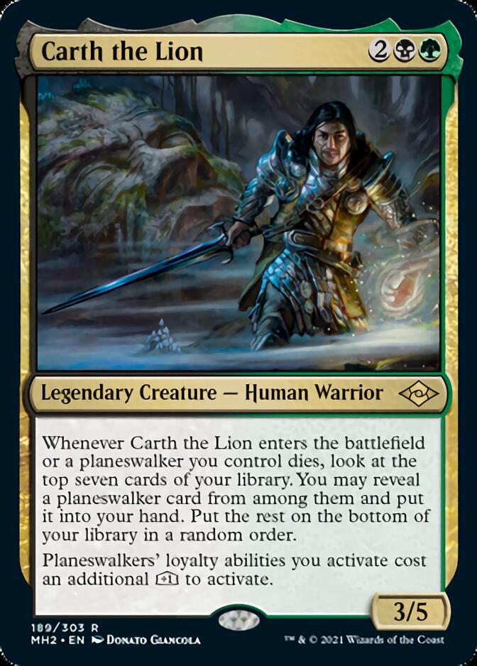 Carth the Lion [Modern Horizons 2] Magic: The Gathering